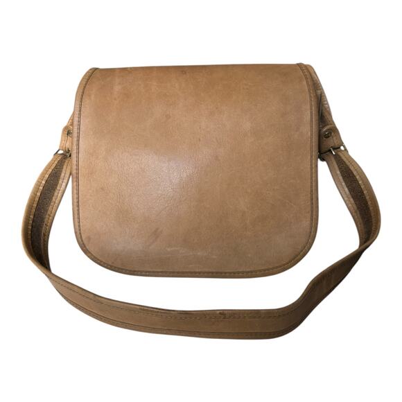 Coach Vintage #9170 NYC 70’-80’s Classic Leather Shoulder handbag tan color - Picture 1 of 12